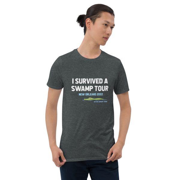 "I Survived A Swamp Tour" — Short-Sleeve Man’s T-Shirt - Image 3