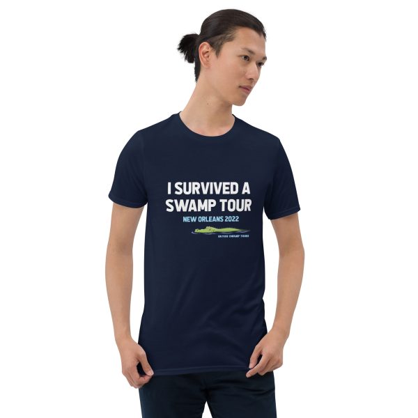"I Survived A Swamp Tour" — Short-Sleeve Man’s T-Shirt - Image 2
